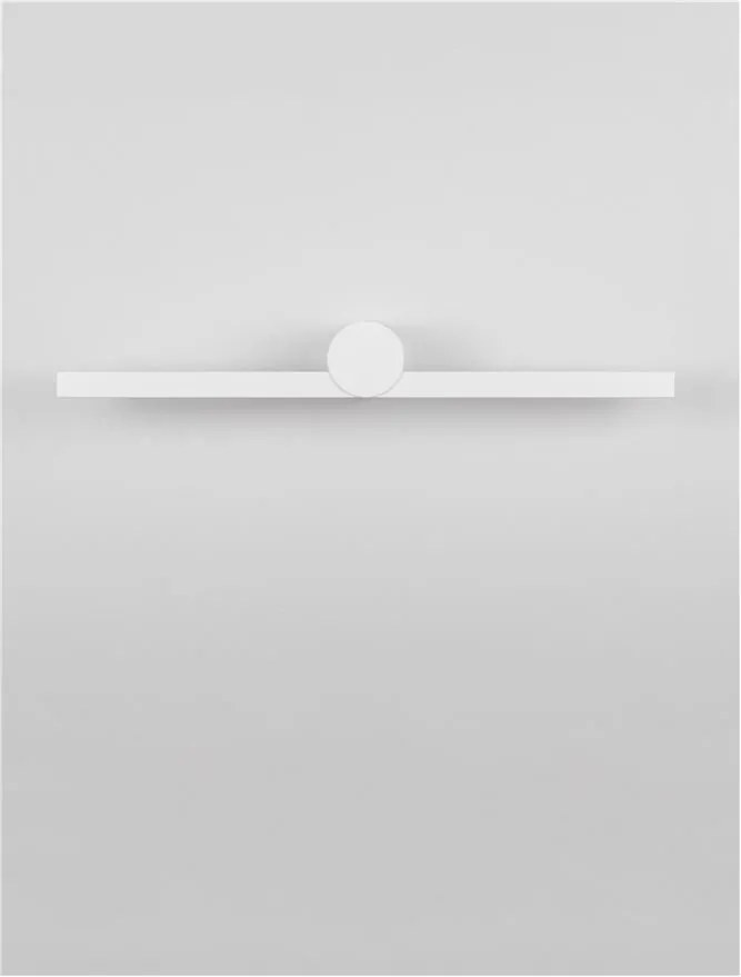 Aplica de perete LED pentru oglinda baie IP54 BREGGO alb, 61cm