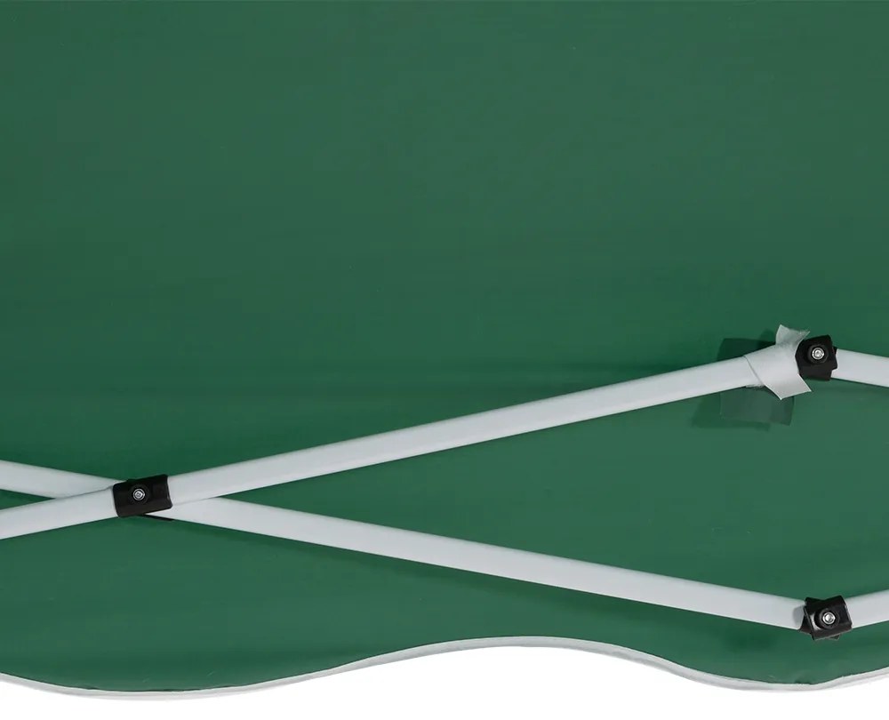 Deuba Foisor de gradina Capri 3x3 m - 2 pereti laterali - verde