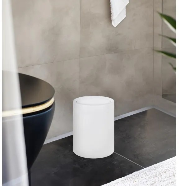 WENKO 25209100 - Coș ATRI 21 x 25,5 cm, alb