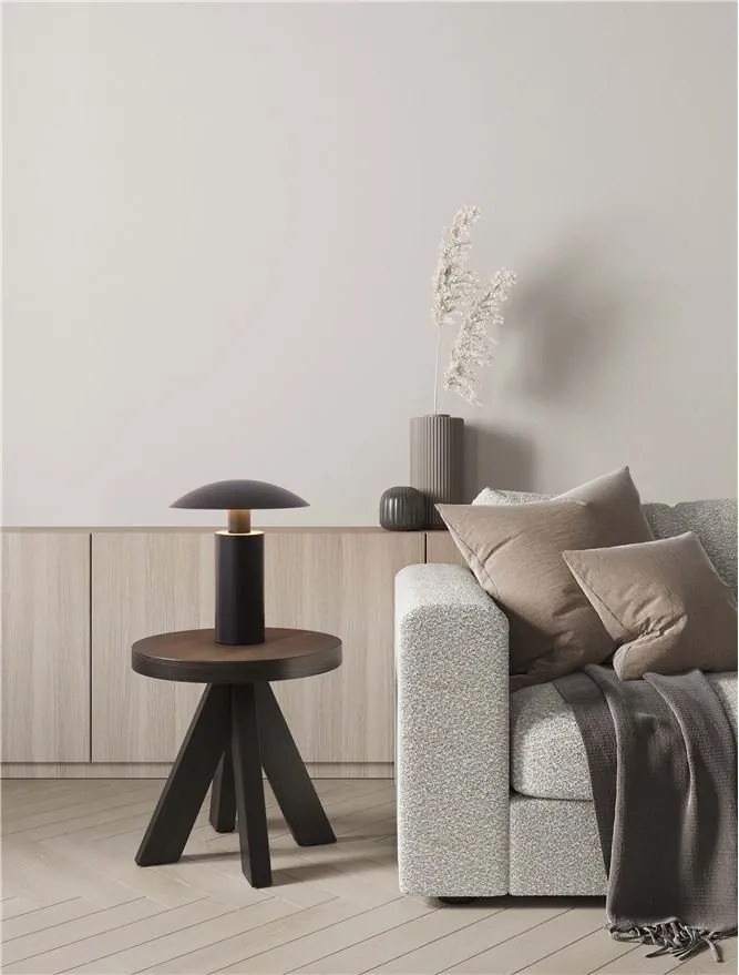 Veioza/Lampa LED de masa decorativa KARPOS negru