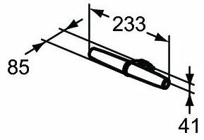 Aplica Ideal Standard Eva led 1x6W crom