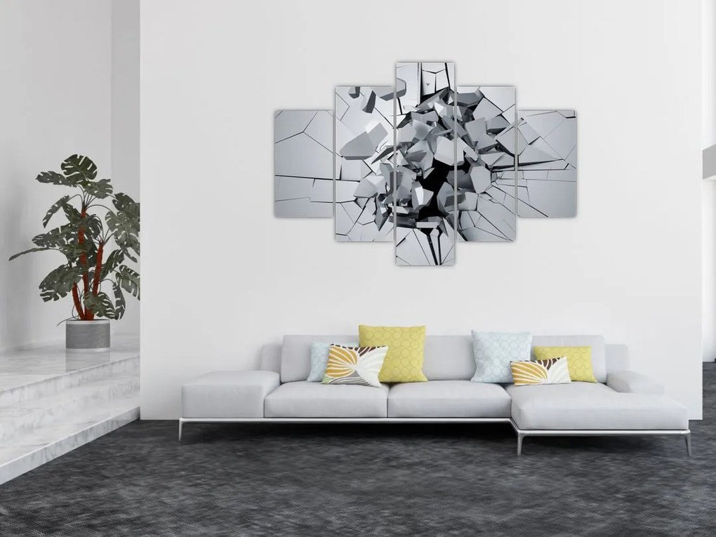 Tablou abstracție 3D (150x105 cm)