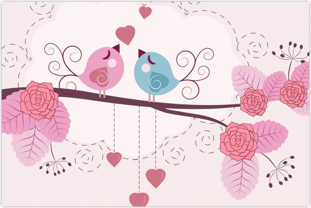 Tablou - Timpul de iubire (90x60 cm)