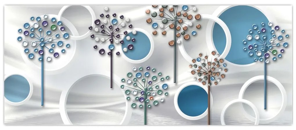 Tablou abstarcției artistice (120x50 cm)