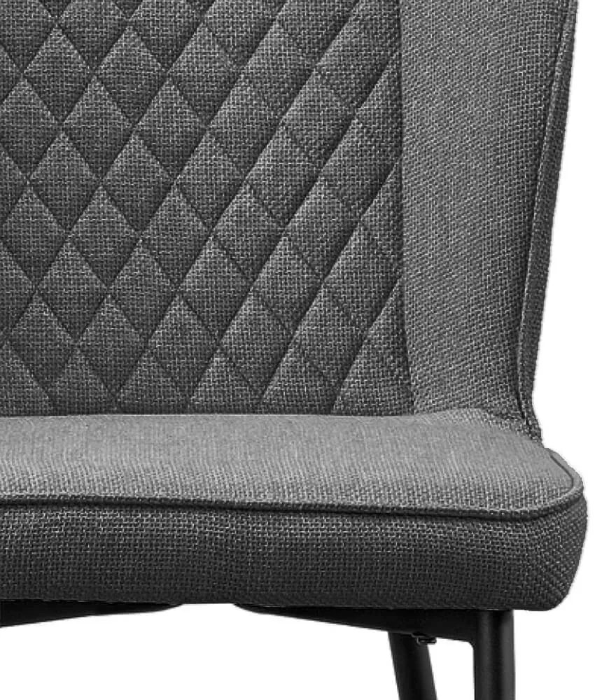 Scaun de bucatarie Leo, 2 buc, gri