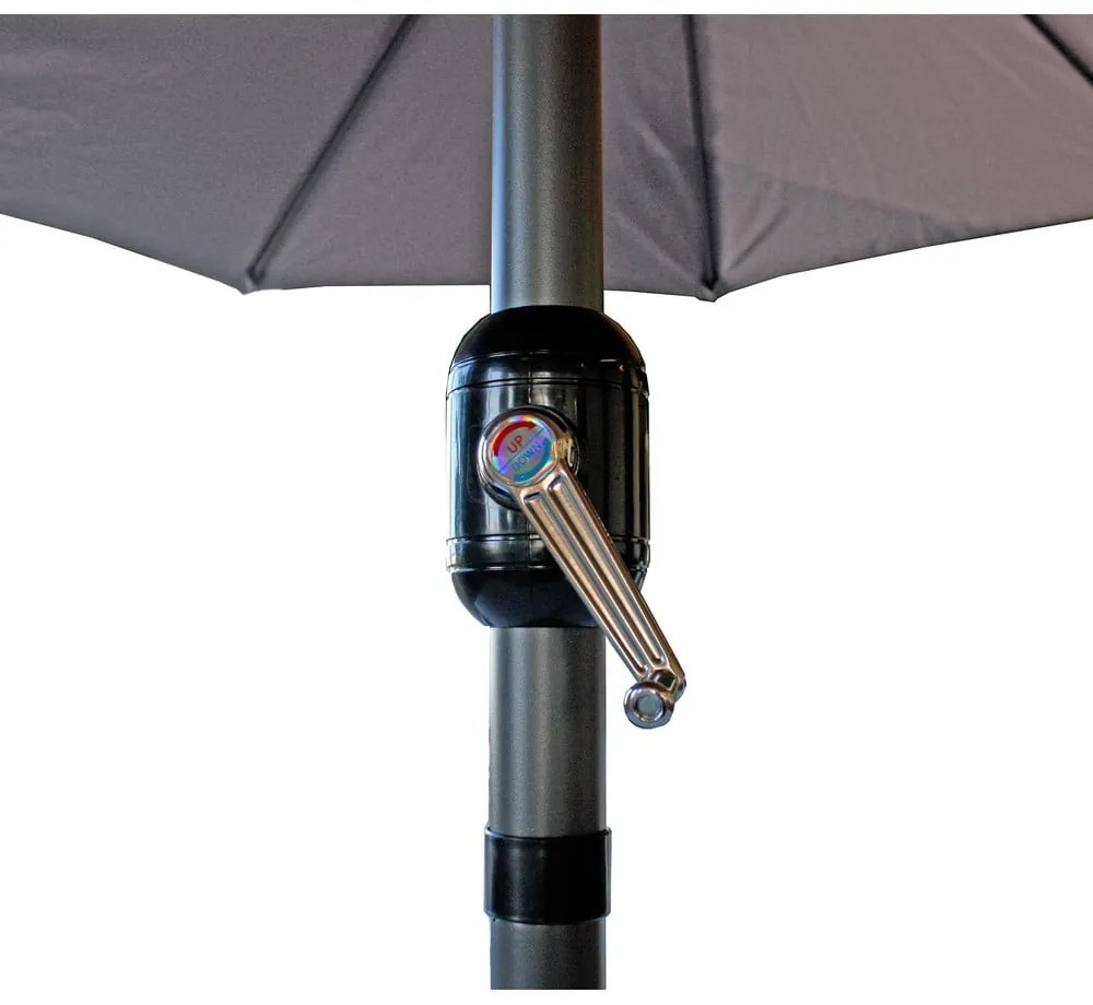 Umbrelă de soare maro deschis 265x460 cm – Garden Pleasure