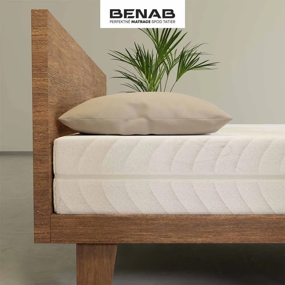 Saltea fermă/mediu-fermă cu arcuri reversibilă 80x200 cm Visco Sleep – BENAB