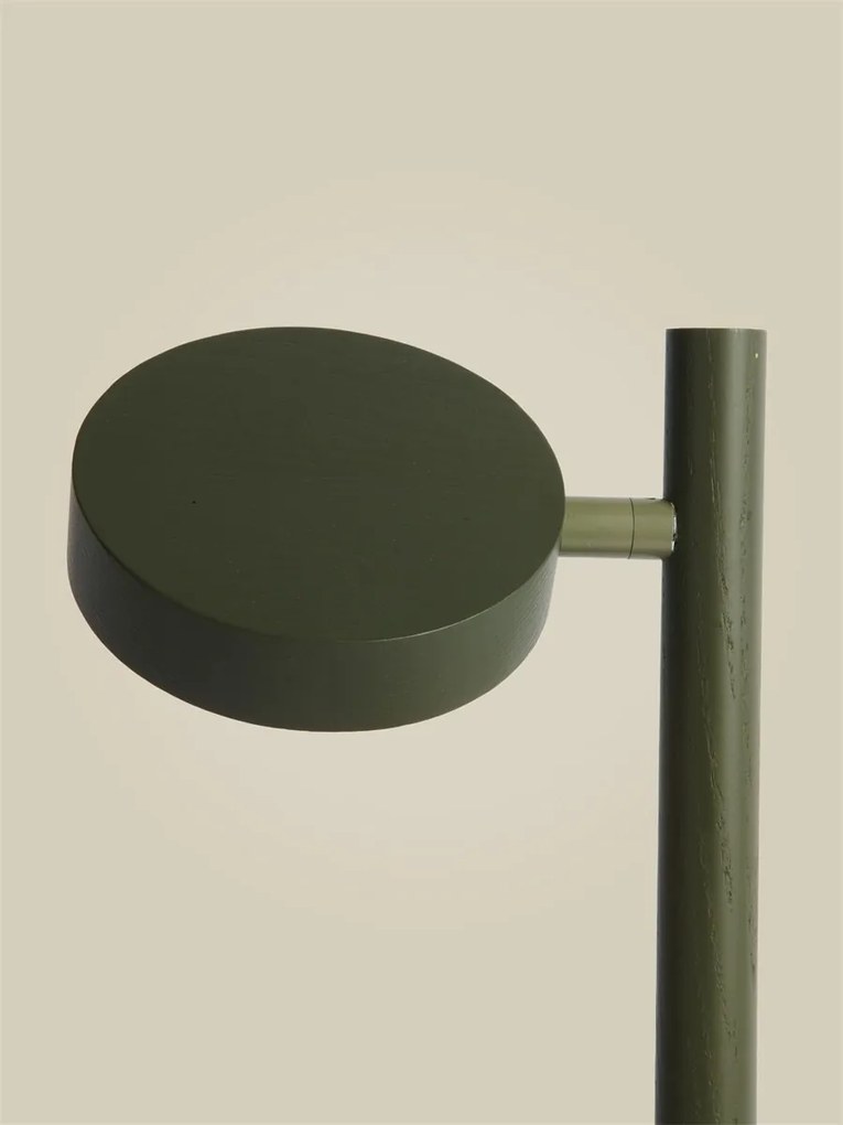 Lampa de masa LED din lemn de frasin verde Okinawa