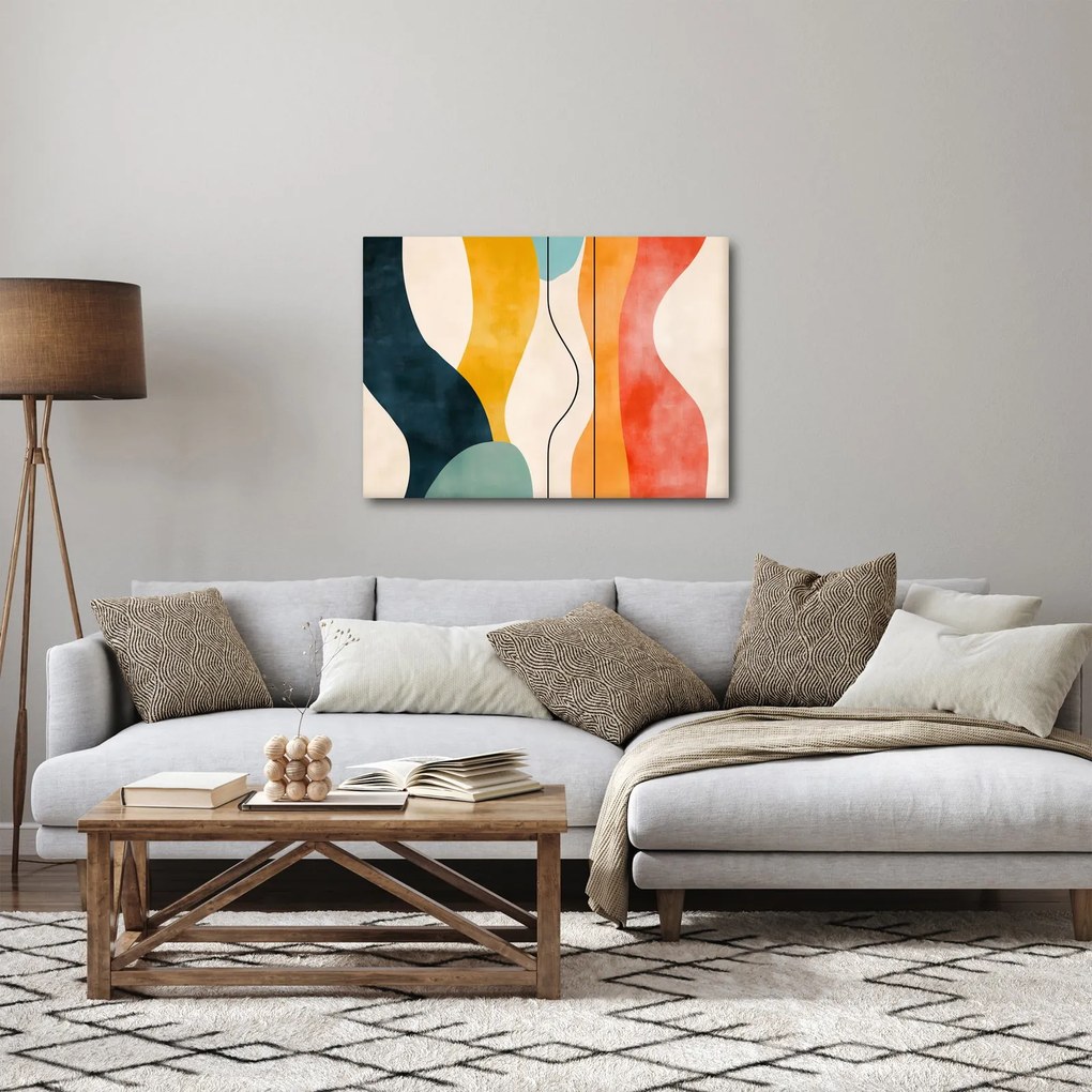 Tablou - Ilustrație colorată minimalistă II. (70x50 cm)