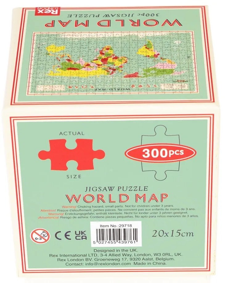 Puzzle pentru copii Rex London World Map