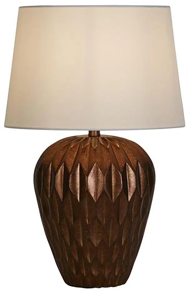 Searchlight EU61420BZ - Lampă de masă ROSETTA 1xE27/60W/230V