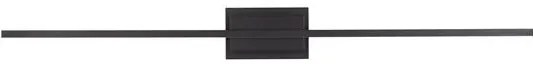 Aplica LED pentru oglinda / tablou AZURE negru L-120,5cm