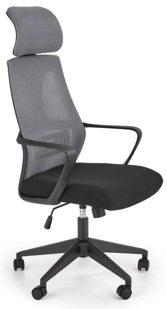 Scaun de birou Valdez, gri / negru