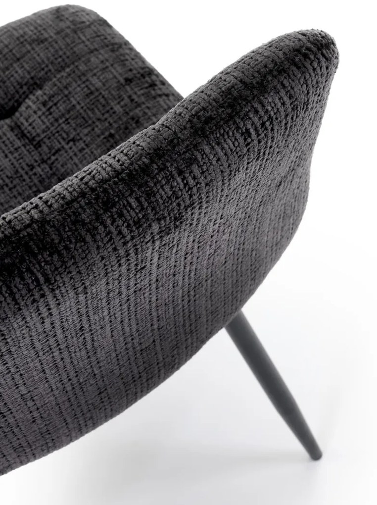 Scaun K547 stofa negru H87 cm