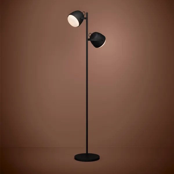 Lampadar Eglo 390048 UPANEMA 2xE27/28W/230V negru