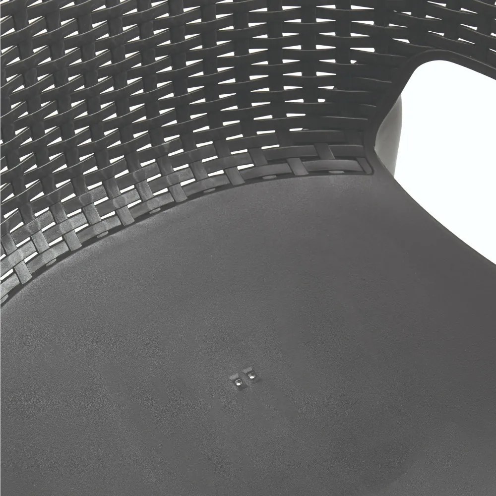 Set de mobilier de grădină Jueva cu 10 locuri, grafit