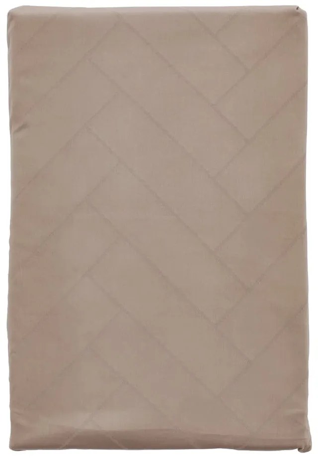 Lenjerie de pat taupe din damasc pentru pat de o persoană 140x200 cm Tiles – Södahl