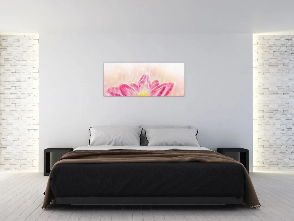 Tablou - Floare de lotus (120x50 cm)
