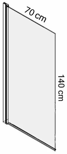 Paravan de cada auriu Rune Syn 70x140 cm