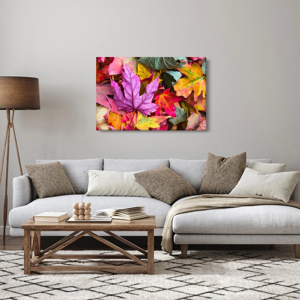 Tablou - frunze de toamnă (90x60 cm)
