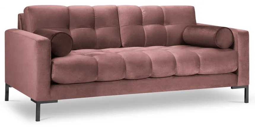 Canapea din catifea Cosmopolitan Design Bali, roz