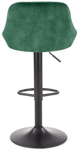 Scaun de bar H101 velvet verde