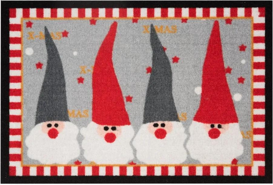 Covoraș intrare Hanse Home Christmas Gnomes, 40 x 60 cm