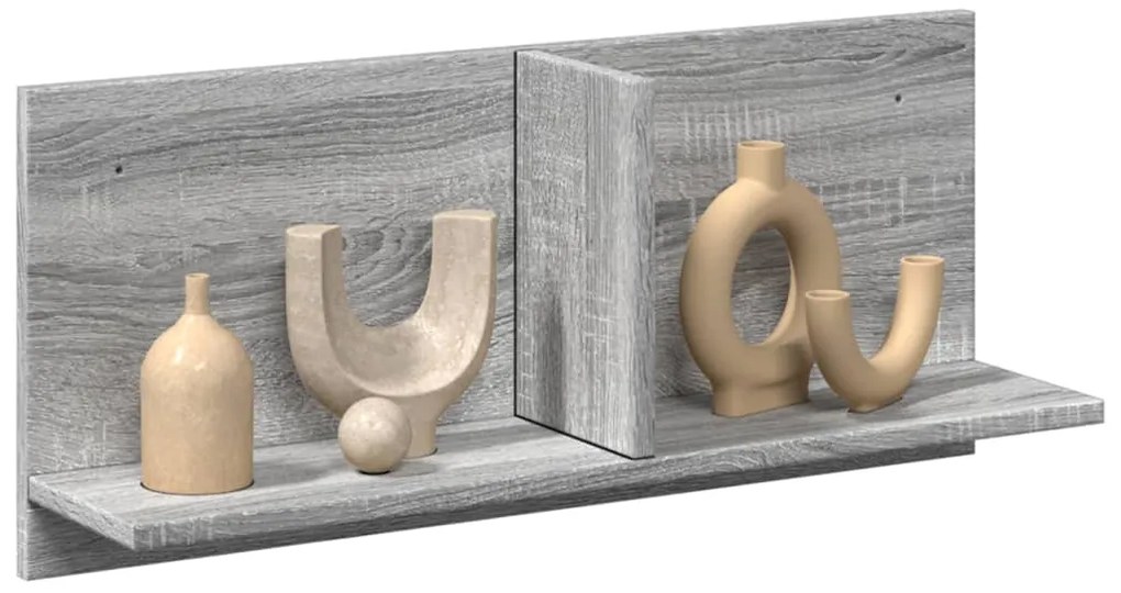 vidaXL Dulap de perete, sonoma gri, 70x16,5x30 cm, lemn prelucrat