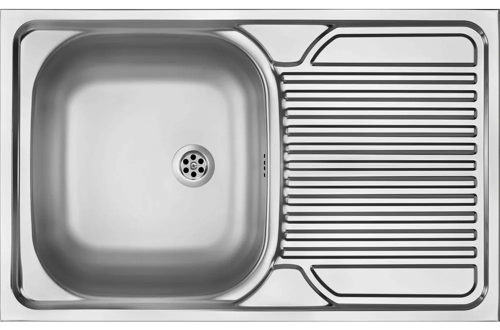 Chiuveta Deante Tango inox cu cuva reversibila 80x50 cm