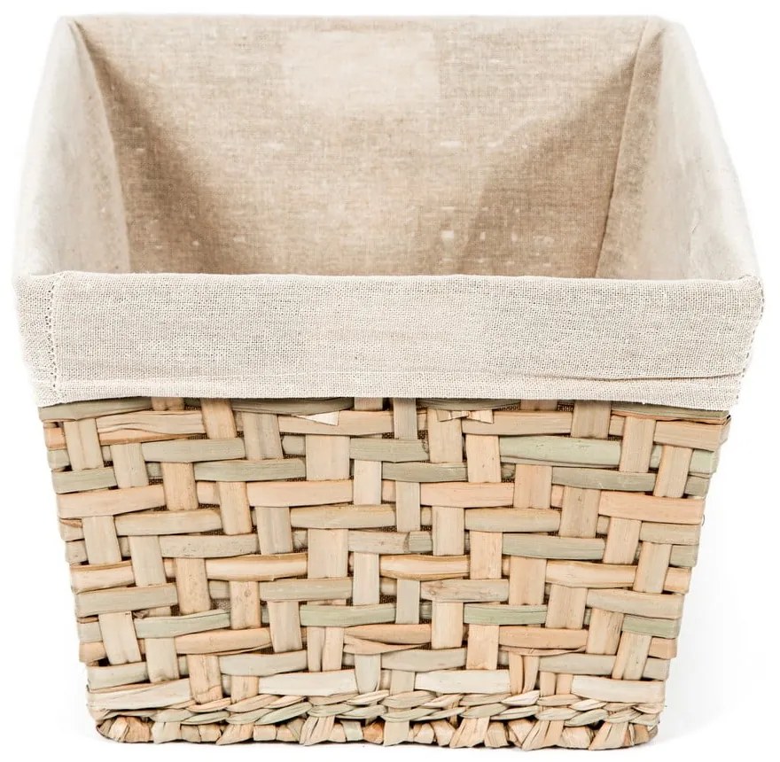 Coș depozitare din papură Compactor Rush, 38,5 x 28,5 cm