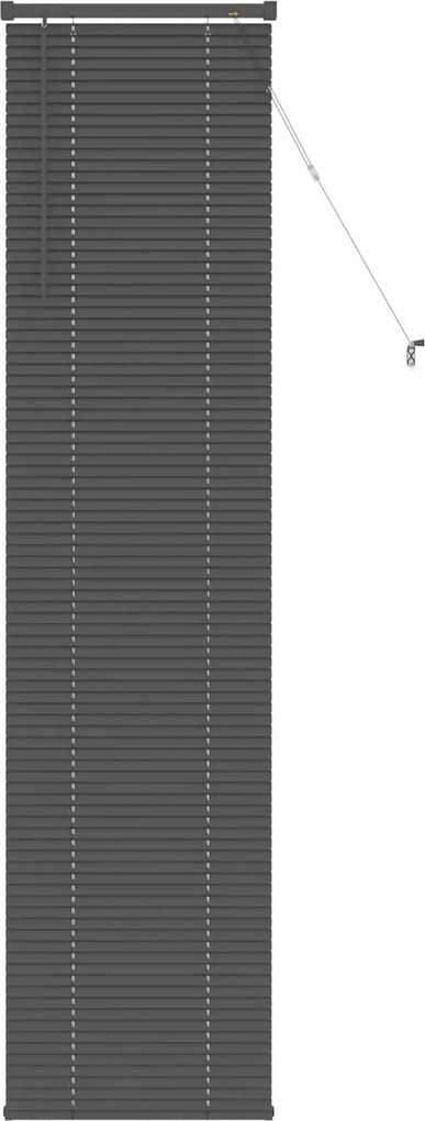 vidaXL Jaluzea venetiană Manual Ajustabil Gri argintie 213 x 60 cm PVC