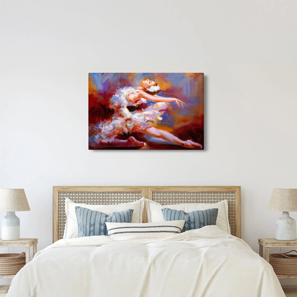Tablou - Balerină,pictură (90x60 cm)