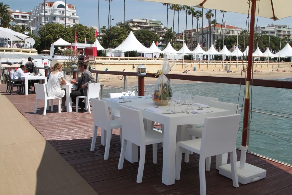 Masa de exterior / interior design modern premium JUT TABLE 90x90cm 44410 Vondom