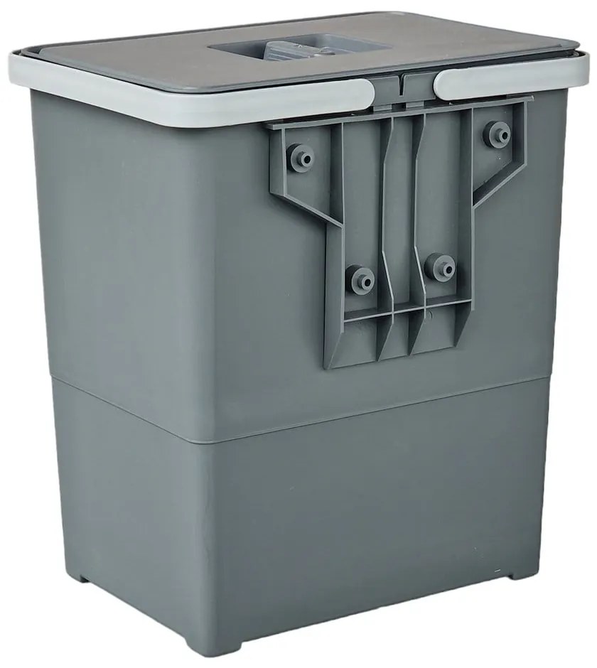 Coș de gunoi de plastic încorporat 18 l Easy - Elletipi