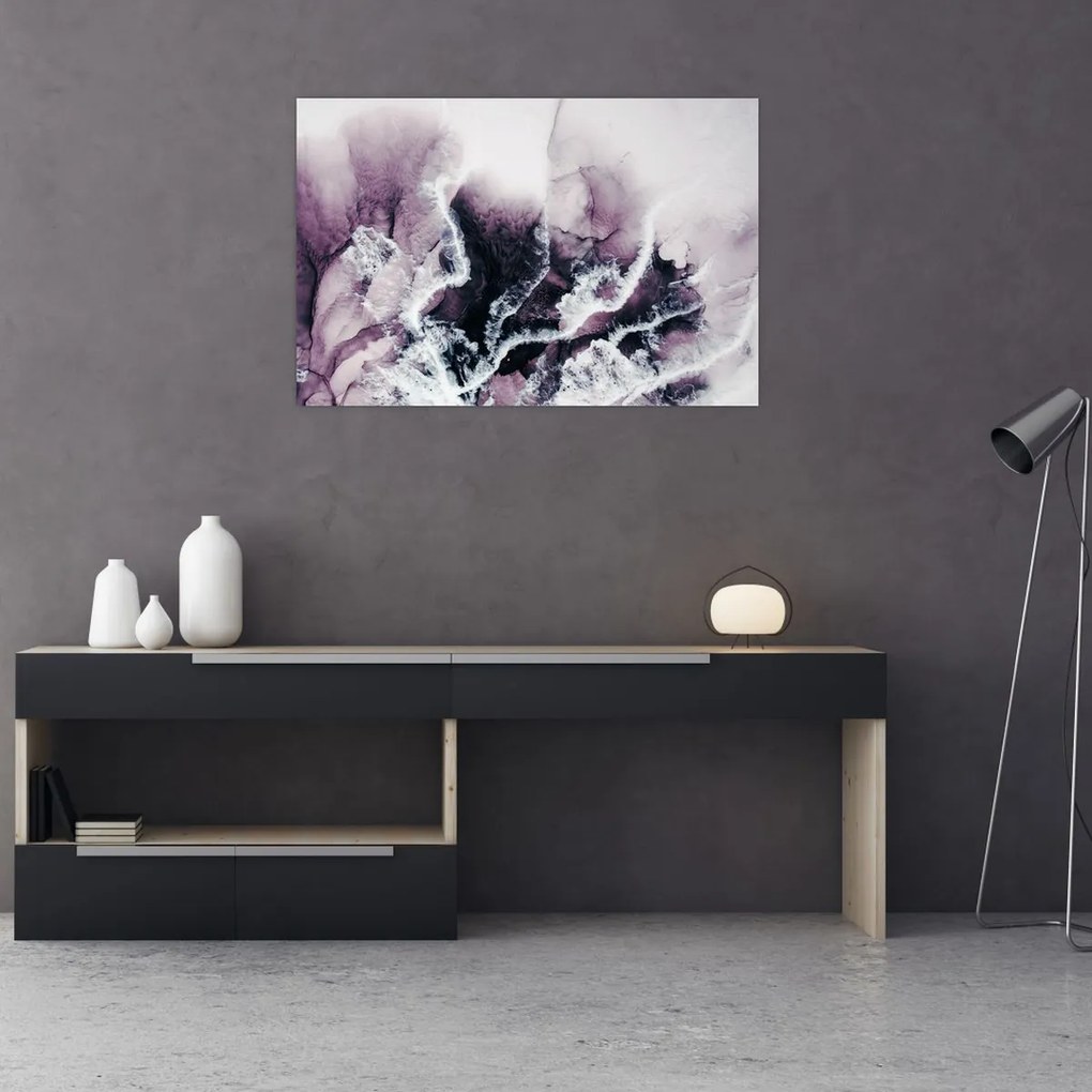Tablou - Marmură violet N⁰2 (90x60 cm)