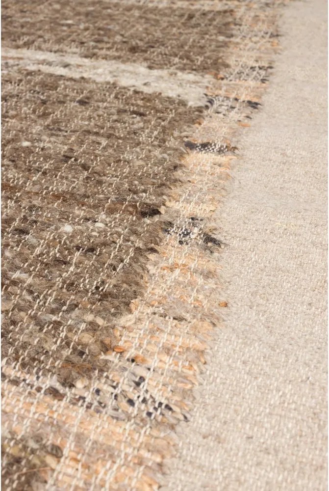 Covor maro/bej din lână 160x230 cm Briton – Dutchbone