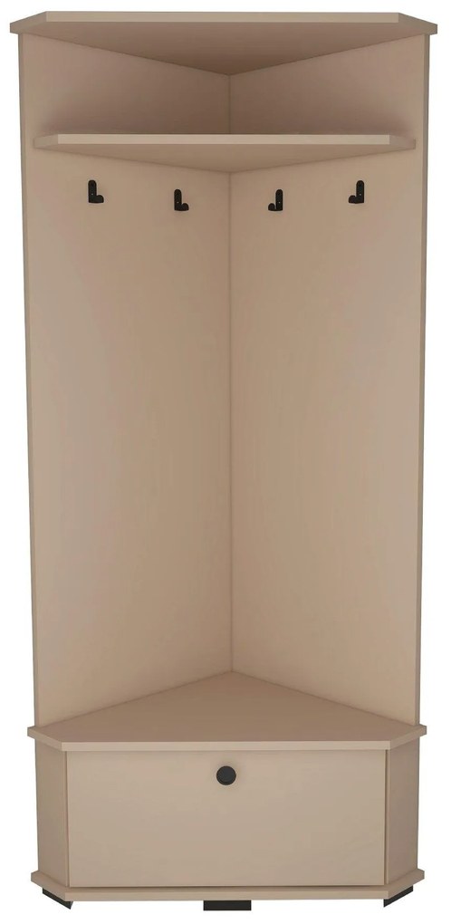 Pantofar Cuier Colt Aselna cu Usa si rafturi, 84 x 177 x 51 cm