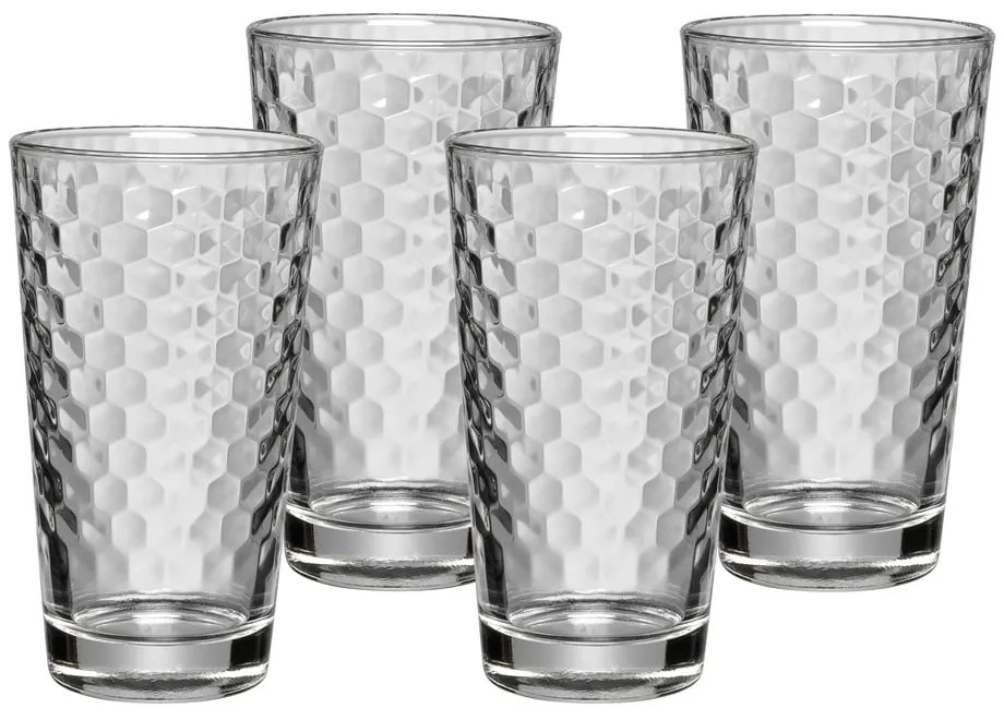 Set 4 pahare pentru latte WMF Cromargan®, 0,28 l