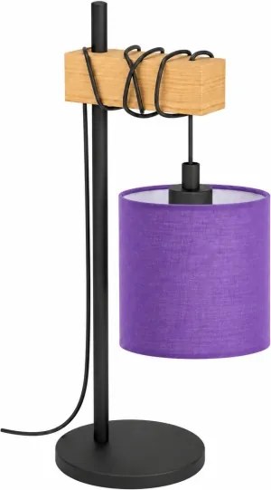 BRILAGI - Lampă de masă NUBILA 1xE27/40W/230V maro/neagră/violetă