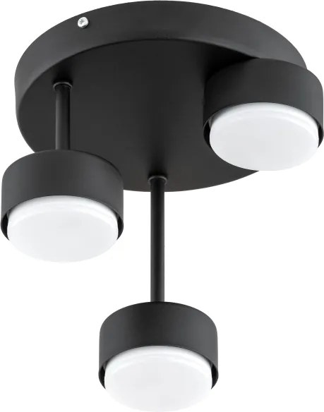 Brilagi - Lustră LED MONO montată pe plafon 3xGX53/30W/230V, negru