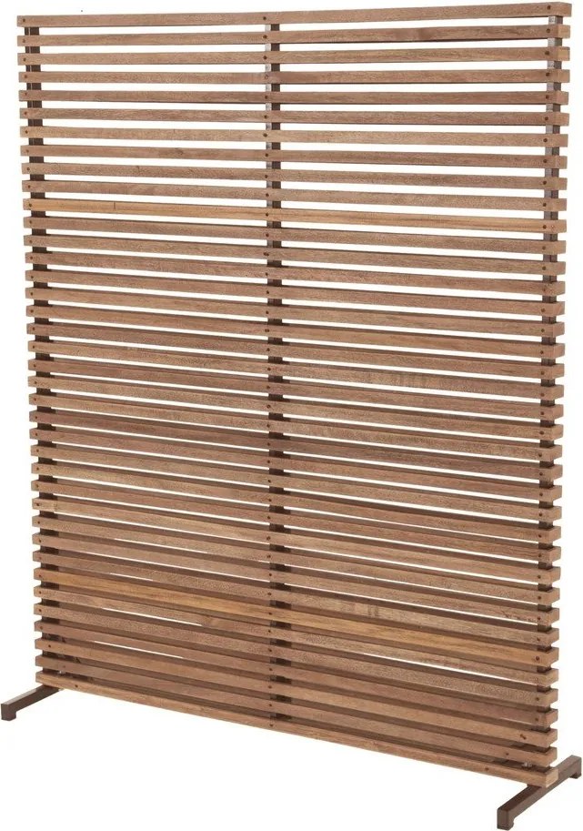 Paravan pentru balcon în culoare naturală din lemn/metal 153x185 cm - Hartman