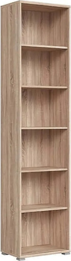 Biblioteca OFFICE, stejar sonoma, PAL laminat, 53x35x221 cm