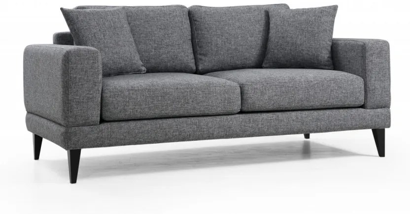 Canapea cu 2 Locuri Nordic 2 Seater, Gri Inchis