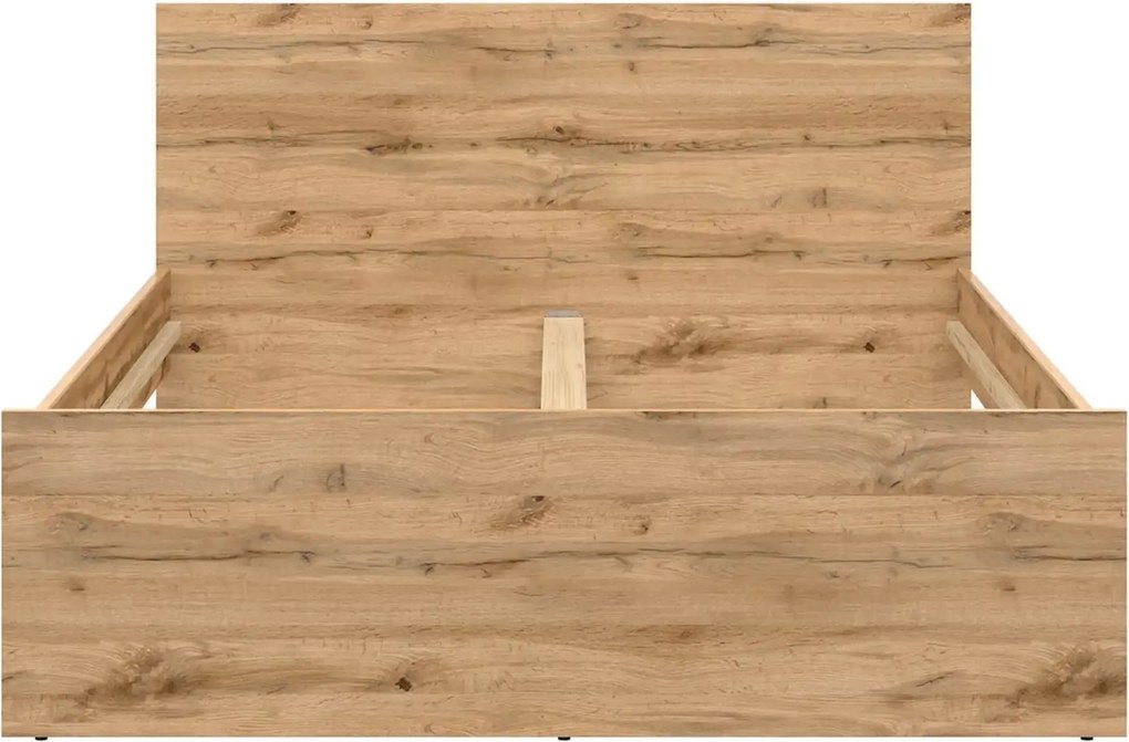 Cadru pat ZELE 140x200, stejar wotan, PAL