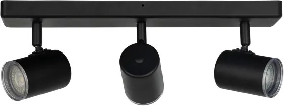 Eglo 901966 - Spot pentru baie CONSUMA 3x GU10/5W/230V IP44 negru