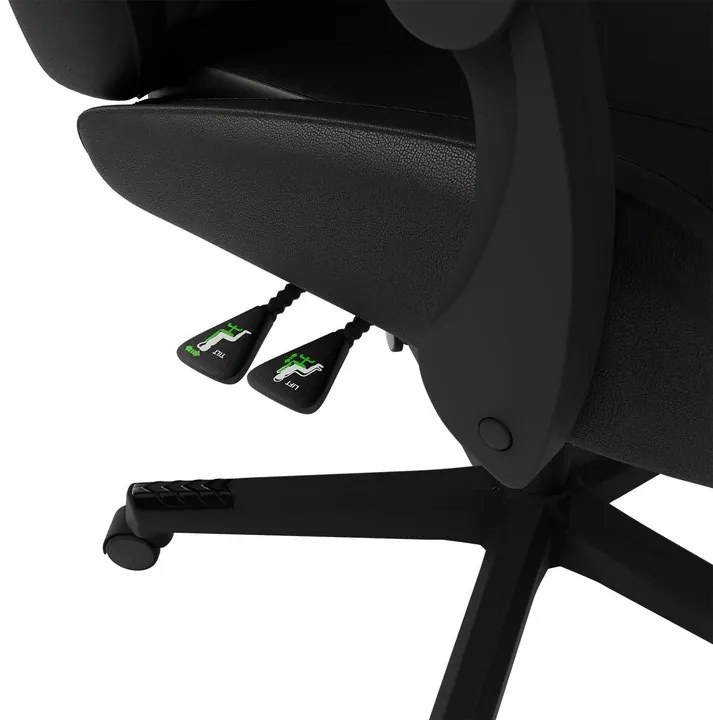 Juskys Scaun de birou HyperSeat - negru