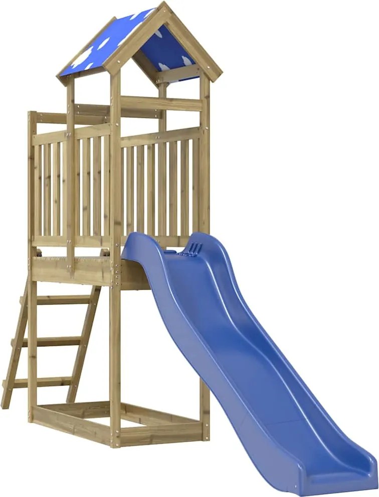 vidaXL Set de joacă pentru exterior, lemn de pin impregnat