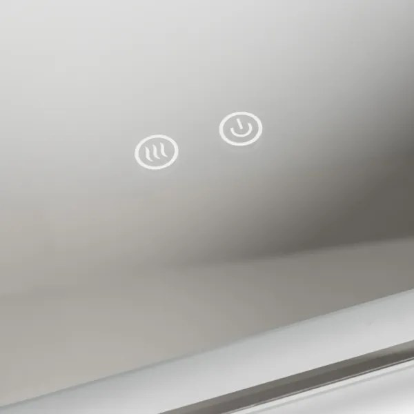 Brilagi - Oglindă BELLA pentru baie, LED dimabilă, încălzită, cu iluminare LED de fundal, 12W/230V 40x60 cm IP44