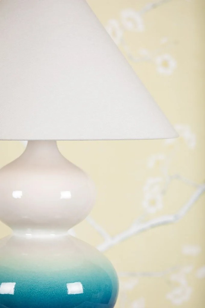 Veioza LUX, Ceramica Albastra, Tesatura In, AIMEE