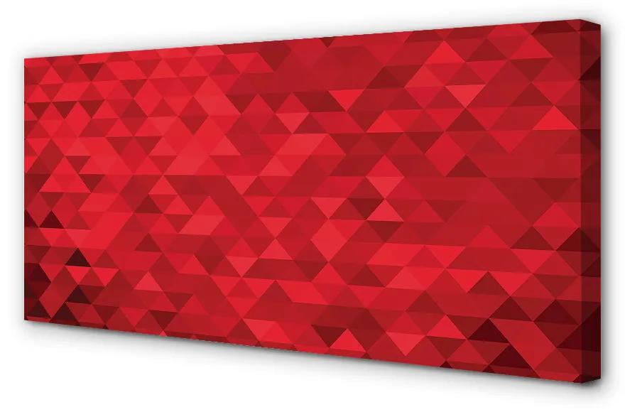 Tablouri canvas triunghiuri model Red
